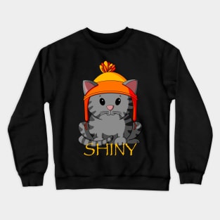 Shiny Tabby Cat Crewneck Sweatshirt